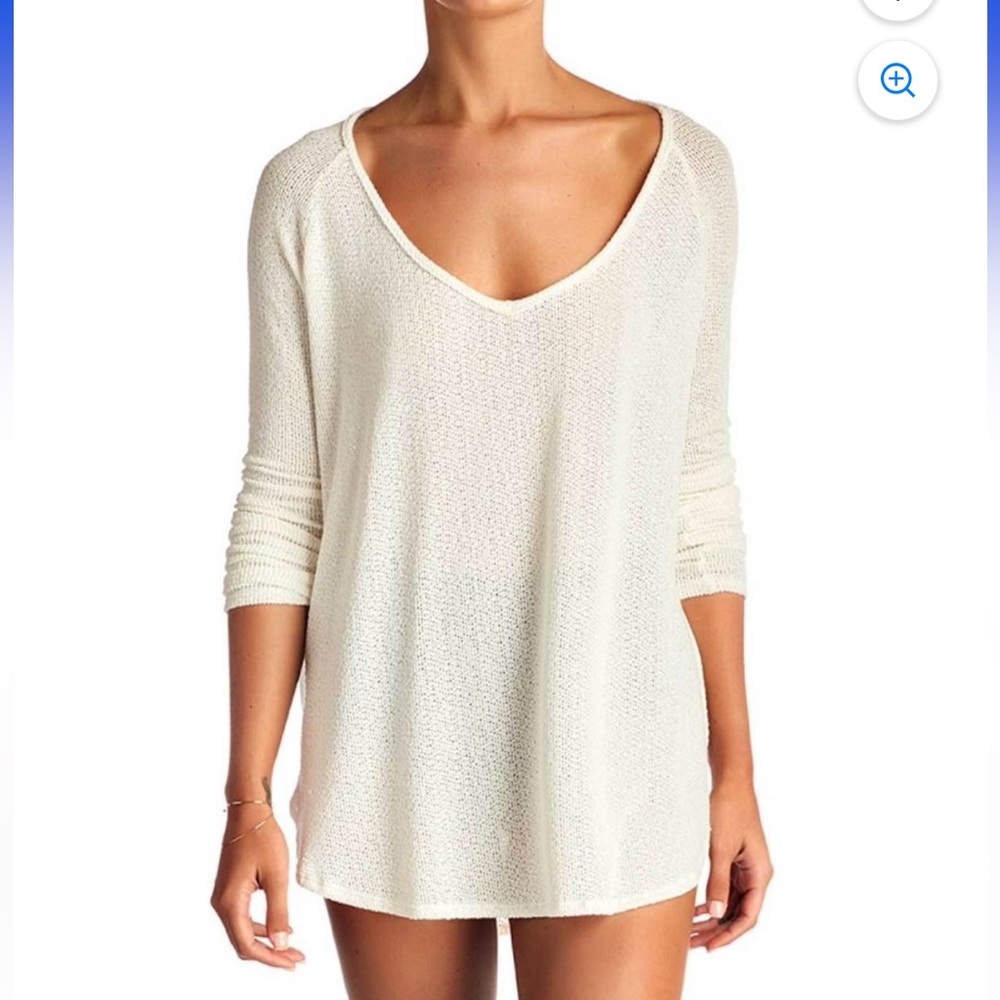 Vitamin A Drifter Sweater in Cream. Size S